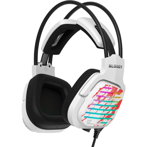 Наушники с микрофоном A4Tech Bloody G565 White
