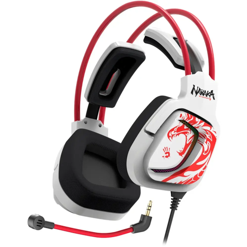 Наушники с микрофоном A4Tech Bloody G575 Naraka White