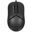 Проводная Мышь A4Tech FSTyler FM12ST BLACK (USB type C, 3btn, 1200 dpi), вид сверху