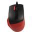 Проводная Мышь A4Tech FSTyler FM45S AIR SPORTS RED (USB 2.0, 7btn, 2400 dpi), вид сверху