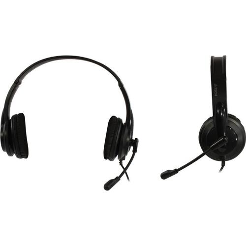 Наушники с микрофоном A4Tech HS-10 Black