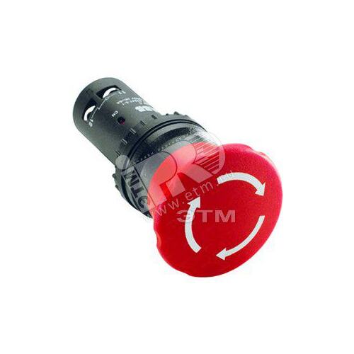 ABB 1SFA619550R1051 Кнопка аварийная красная с фиксацией CE4T-10R-02 2H3 (1SFA619550R1051)