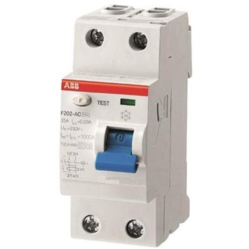 ABB 2CSF202101R0160 Выключатель дифференциального тока (УЗО) 2п 16А 10мА F202 А (F202 A-16/0,01)