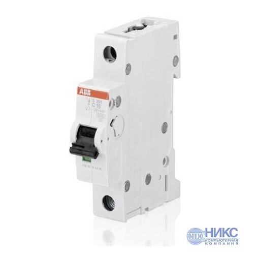 ABB 2CDS251001R0204 Выкл. авт однополюсный 20А С S201 6кА (S201 C20)