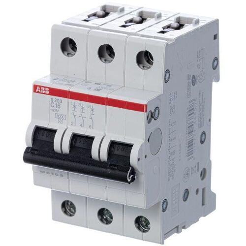 ABB 2CDS253001R0164 Выкл. авт трехполюсный 16А С S203 6кА (S203 C16)