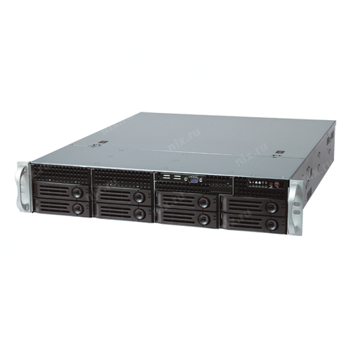 Серверный корпус Ablecom CS-R25-42P 2U chassis; ATX, Micro-ATX, Mini-ITX MBs; 8-port 12 Gbps SAS/ SATA to SAS BP