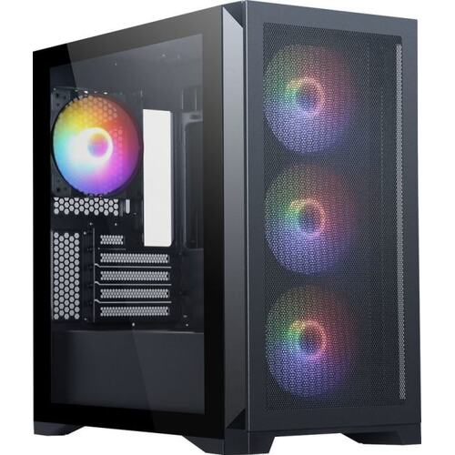 ACC-AM08 Корпус Accord AM08 черный без БП ATX 2xUSB3.0 1xUSB3.1 audio bott PSU