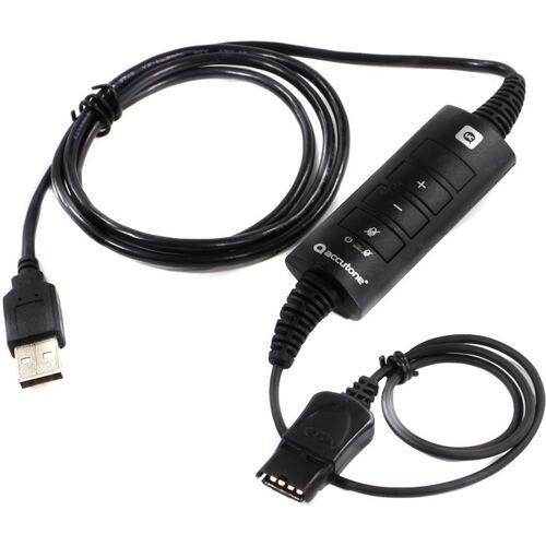 Адаптер для наушников Accutone AUC QD-USB Black