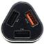 Зарядка USB-устройств от "прикуривателя" автомобиля ACD ACD-C233-X3B, вид спереди