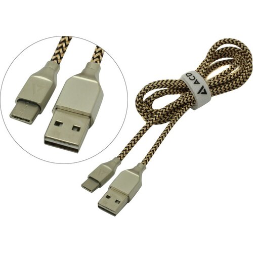 ACD Titan ACD-U927-C2Y кабель в оплетке 1 м. USB 2.0 A -> Type C