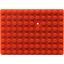 ACD Red ABS Plastic Building Block Case for Raspberry Pi 3 RA183, вид сверху