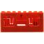 ACD Red ABS Plastic Building Block Case for Raspberry Pi 3 RA183, вид спереди