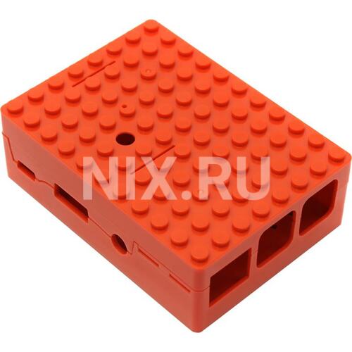 ACD Red ABS Plastic Building Block Case for Raspberry Pi 3 RA183