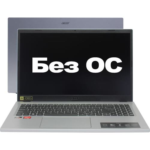 Ноутбук Acer Aspire 3 A315-24P-R28J <NX.KDEER.00C> (AMD Ryzen 5 7520U, 8 ГБ, 256 Гб SSD, WiFi, Bluetooth, noOS, 15")