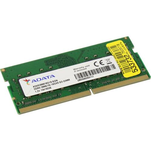 Модуль памяти ADATA Premier <AD4S266616G19-SGN> SO-DIMM DDR4 1x 16 Гб <PC4-21300>