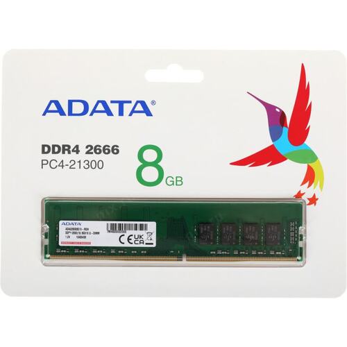 Модуль памяти ADATA <AD4U26668G19-RGN> DDR4 1x 8 Гб <PC4-21300>