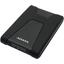   2.5" ADATA DashDrive Durable HD650 1  AHD650-1TU31-CBK USB 3.1 Gen1 5 Gbps (=USB 3.0),  