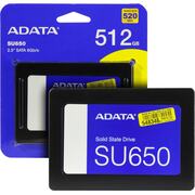 SSD ADATA Ultimate SU650 <ASU650SS-512GT-R> (512 , 2.5", SATA, 3D TLC (Triple Level Cell))