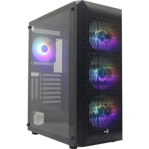 Корпус Miditower AeroCool BEAM-G-BK-v2 ATX без БП с окном