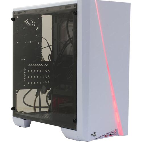 Корпус Minitower AeroCool PGS (Performing Game System) V Cylon Mini White MicroATX без БП с окном