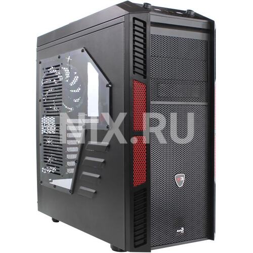 Корпус Miditower AeroCool Xpredator X3 Devil Red Edition ATX без БП с окном