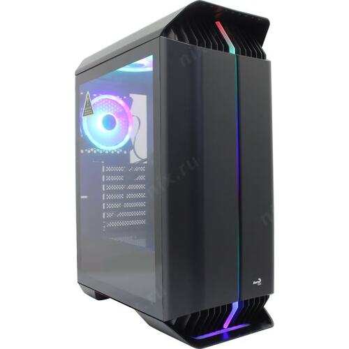 Корпус Miditower AeroCool Gladiator Duo-G-BK-V1 ATX без БП с окном