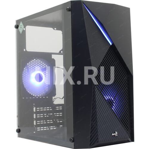 Корпус Minitower AeroCool Raider Mini-G-BK-V2 MicroATX без БП с окном