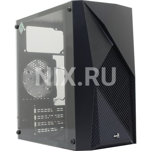 Корпус Minitower AeroCool Raider Mini-G-BK-V2 MicroATX без БП с окном