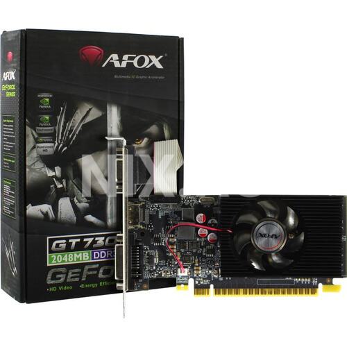 Видеокарта Afox AF730-2048D3L5 GeForce® GT 730 (DDR3, 64-bit)