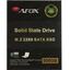 SSD Afox <MS200> (500 , M.2, M.2 SATA, 3D TLC (Triple Level Cell)),  