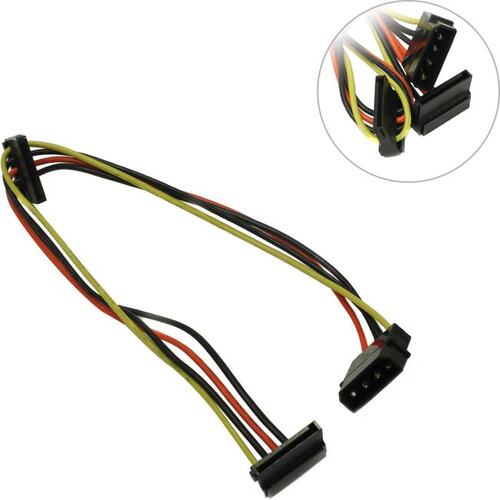 Переходник питания Molex - SATA Akasa AK-CBPW01-30 0.3 м.