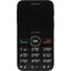Телефон Alcatel 2008G Full Black, вид спереди