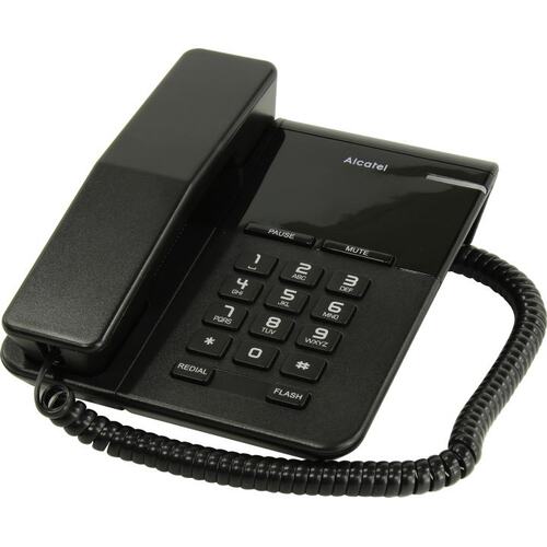 Проводной телефон Alcatel T22 Black Черный