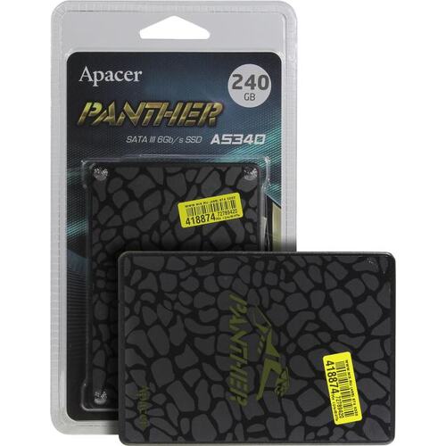 Ssd накопитель panther. Накопитель Apacer as340 Panther [ap240gas340g-1]. SSD 240 Apacer ГБ. 240 ГБ 2.5" SATA накопитель Apacer as340 Panther. Apacer as340 240 ГБ SATA ap240gas340g-1 Apacer.