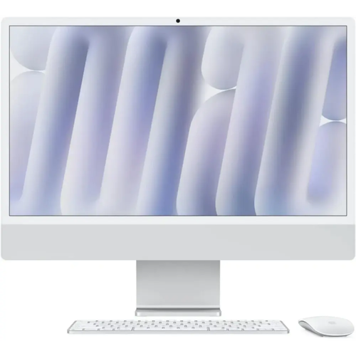 MWUU3HN/A Моноблок Apple iMac A3137 24" 4.5K M4 10 core (4) 16Gb SSD256Gb 10 core GPU macOS 143W серебристый 4480x2520