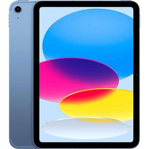 MQ6K3HN/A Планшет Apple iPad 2022 A2757 A14 Bionic 6С RAM4Gb ROM64Gb 10.9" IPS 2360x1640 5G 1Sim iOS синий 12Mpix 12Mpi