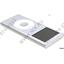 Аудиоплеер 1.5" (3.8 см) Apple iPod Nano Silver MA426/A 4 Гб, вид сверху