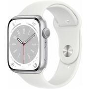 Часы Apple Watch Series 8 45mm Silver Aluminum Case with White Sport Band