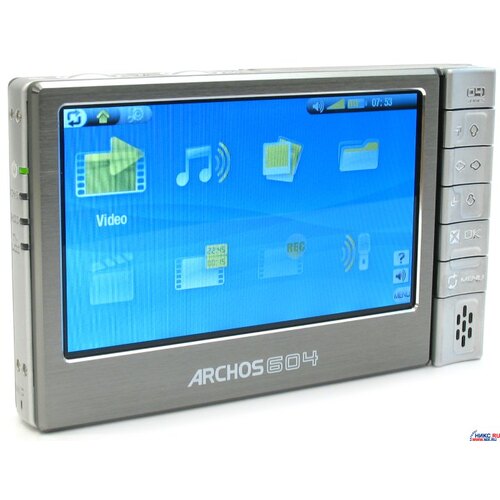 Аудиоплеер 4.3" (10.9 см) Archos 604 HDD 30 Гб Серый