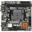 Материнская плата Socket FM2 plus ASRock A88M-ITX/AC 2DDR3 Mini-ITX с высокой заглушкой, вид сверху