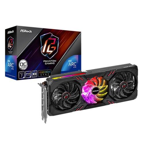 Игровая видеокарта ASRock Phantom Gaming D A770 PGD 8GO ARC A770 16 Гб GDDR6