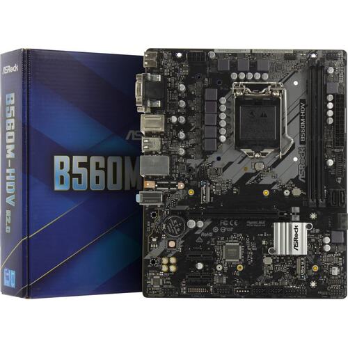 Материнская плата Socket LGA1200 ASRock B560M-HDV R2.0 2DDR4 MicroATX