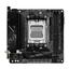 Материнская плата Socket AM5 ASRock B650I LIGHTNING WIFI 2DDR5 Mini-ITX с высокой заглушкой, вид сверху