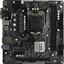 Материнская плата Socket LGA1200 ASRock H510M-HDV R2.0 2DDR4 MicroATX, вид сверху