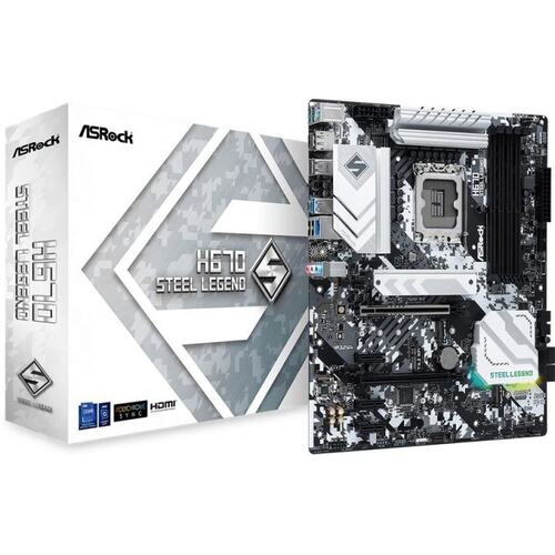 Материнская плата Socket LGA1700 ASRock H670 4DDR4 ATX