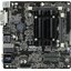 Материнская плата Предустановленный процессор Intel Celeron N3150 (1.6 - 2.08 ГГц, 4 ядра, 6 Вт) ASRock N3150-ITX 2LV SO-DIMM DDR3/SO-DIMM DDR3 Mini-ITX с высокой заглушкой, вид сверху