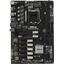 Материнская плата Socket LGA1151 ASRock Q270 PRO BTC+ 2DDR4 ATX, вид сверху