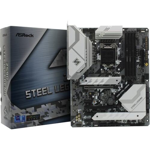 Материнская плата Socket LGA1200 ASRock Z590 STEEL LEGEND 4DDR4 ATX