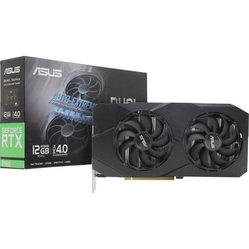 Игровая видеокарта ASUS DUAL EVO DUAL-RTX2060-12G-EVO GeForce<sup>®</sup> RTX 2060 OC 12 Гб GDDR6