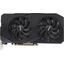 Игровая видеокарта ASUS DUAL EVO DUAL-RTX2060-O12G-EVO GeForce® RTX 2060 12 Гб GDDR6, вид сверху